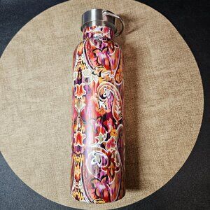 New GWP Sports Stainless Steel Reusable 20 oz Magenta Orchid Water Bottle